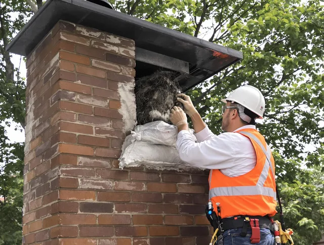 Humane removal of debris and animals by Miramar Chimney Sweep in Miramar, FL