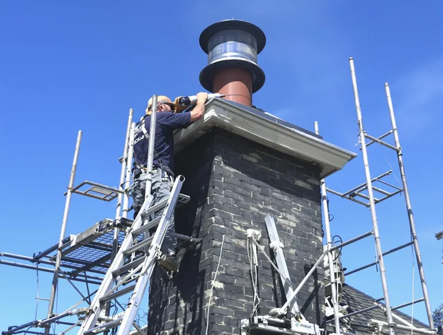 Sturdy chimney crown finished by Miramar Chimney Sweep in Miramar, FL