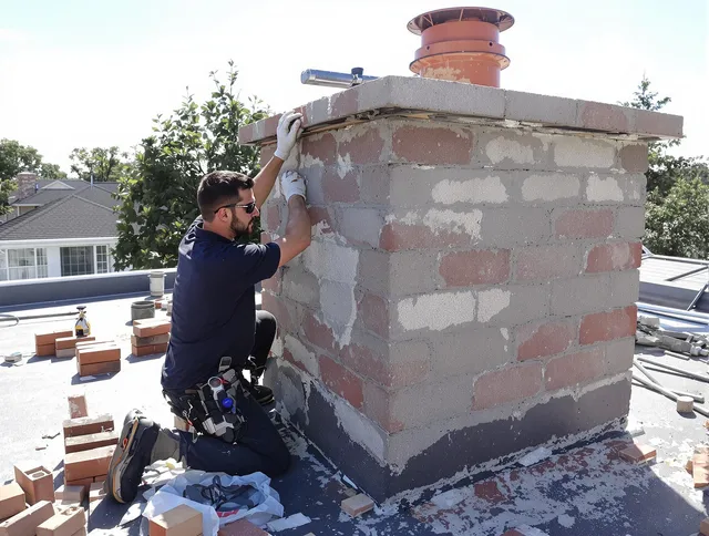 Advanced chimney repair process by Miramar Chimney Sweep in Miramar, FL