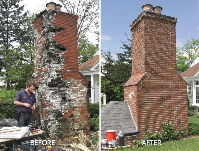 Miramar Chimney Sweep performing a full chimney restoration in Miramar, FL