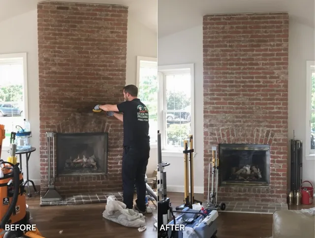 Finished chimney sweeping service by Miramar Chimney Sweep in Miramar, FL