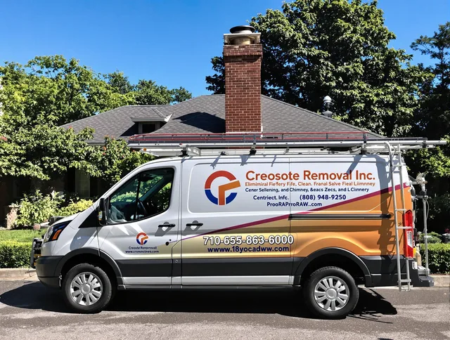 Miramar Chimney Sweep technician removing creosote safely in Miramar, FL