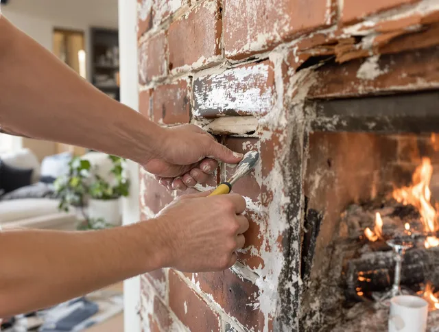 Routine fireplace repair by Miramar Chimney Sweep in Miramar, FL