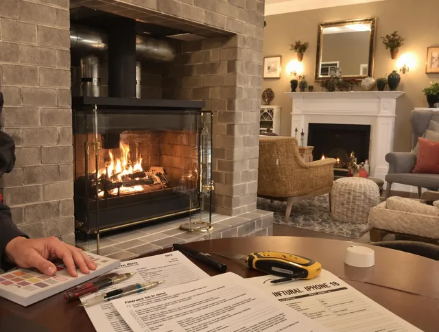 Miramar Chimney Sweep verifying fireplace safety measures in Miramar, FL