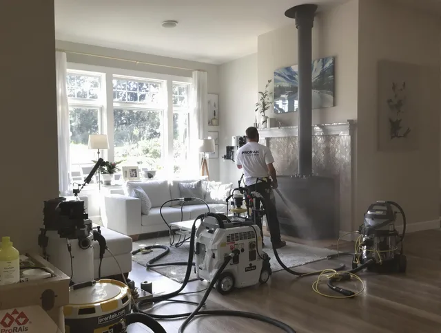 Soot removal service by Miramar Chimney Sweep for a fireplace in Miramar, FL